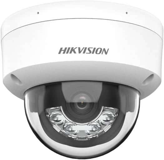 HIKVISION Hikvision 2 MP Smart Hybrid Light Fixed Dome Network Camera, 2.8mm Lens, H.265+ Compression, Built-in Mic, Up to 30M IR Range, Built-in Mic, IP67 Water & Dust Resistant, White | DS-2CD1123G2-LIU - thumbnail 2
