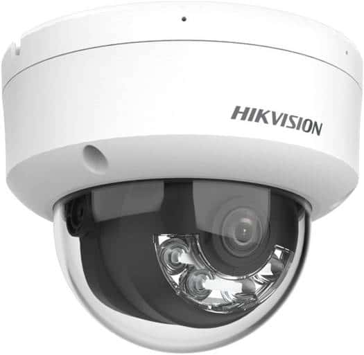 HIKVISION Hikvision 2 MP Smart Hybrid Light Fixed Dome Network Camera, 2.8mm Lens, H.265+ Compression, Built-in Mic, Up to 30M IR Range, Built-in Mic, IP67 Water & Dust Resistant, White | DS-2CD1123G2-LIU - thumbnail 3