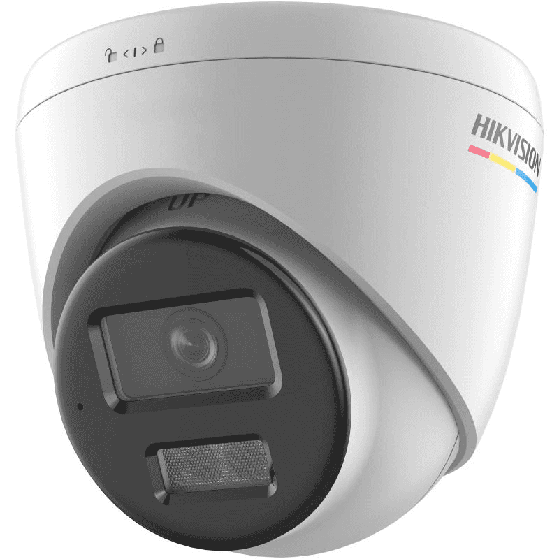 HIKVISION Hikvision DS-2CD1347G2H-LIU 4 MP ColorVu with Smart Hybrid Light Fixed Turret Network Camera, Up to 30 m, Built-in microphone, IP67  4mp colouviwe ip camera - thumbnail 1