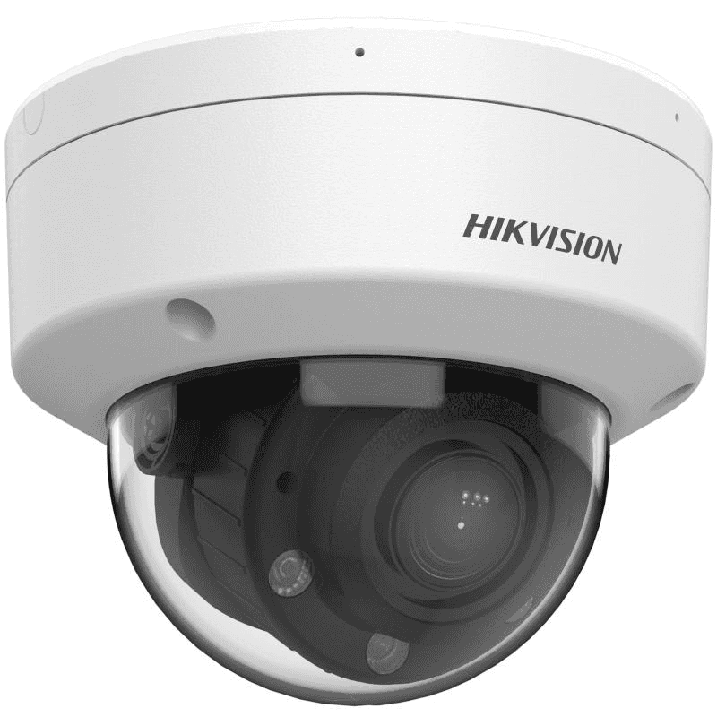 HIKVISION Hikvision DS-2CD1743G2-LIZ(S)U 4 MP Smart Hybrid Light Varifocal Dome Network Camera, 1/3 " Progressive Scan CMOS, Motorized lens, 2.8 to 12 mm, Up to 30 m, Built-in microphone, H.265+, Human and Vehicle Detection (IP67& IK08) - thumbnail 1