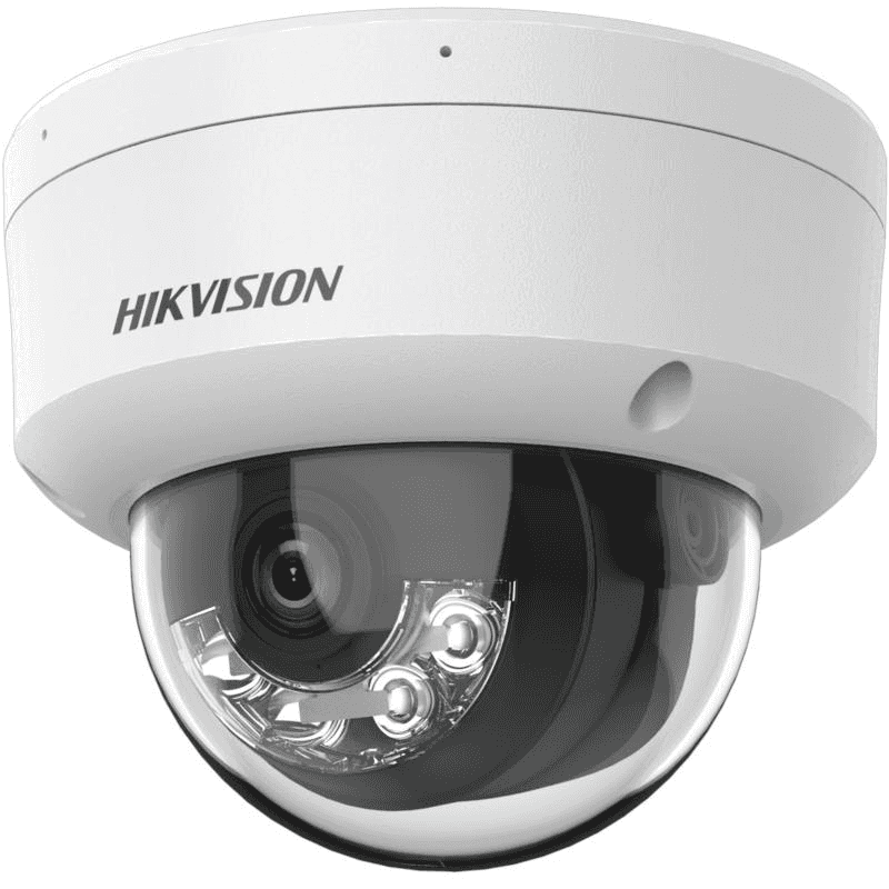 HIKVISION Hikvision DS-2CD2183G2-LI(S)(2U) 8 MP Acusense Smart Hybrid Light Fixed Dome Network Camera, Up to 30 m, Built-in arrayed dual-microphone, Line crossing, intrusion Support Alarm Triggering, - thumbnail 1