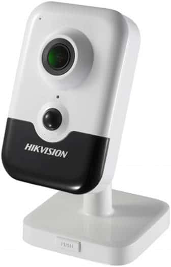 HIKVISION Hikvision DS-2CD2443G2-IW 4 MP Indoor WDR Fixed Cube Network Camera, 2.8mm Lens 10 m IR Range, H.265+ Compression, Built-in Two-Way Audio, Up to 6 Channels Live View, 360?? Rotate, White |  DS-2CD2443G2-IW-2.8mm - thumbnail 1