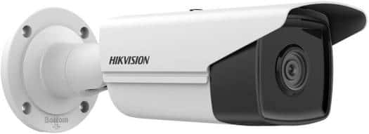 Hikvision 4 MP ip camera  AcuSense Fixed Bullet Network ip  Camera, 2.8mm Lens, H.265+ Compression,  Up to 6 channels, Built-in microSD, up to 512 GB, RJ45 Ethernet,  Line crossing detection, intrusion detection, White | DS-2CD2T43G2-2I/4I    thumbnail 1