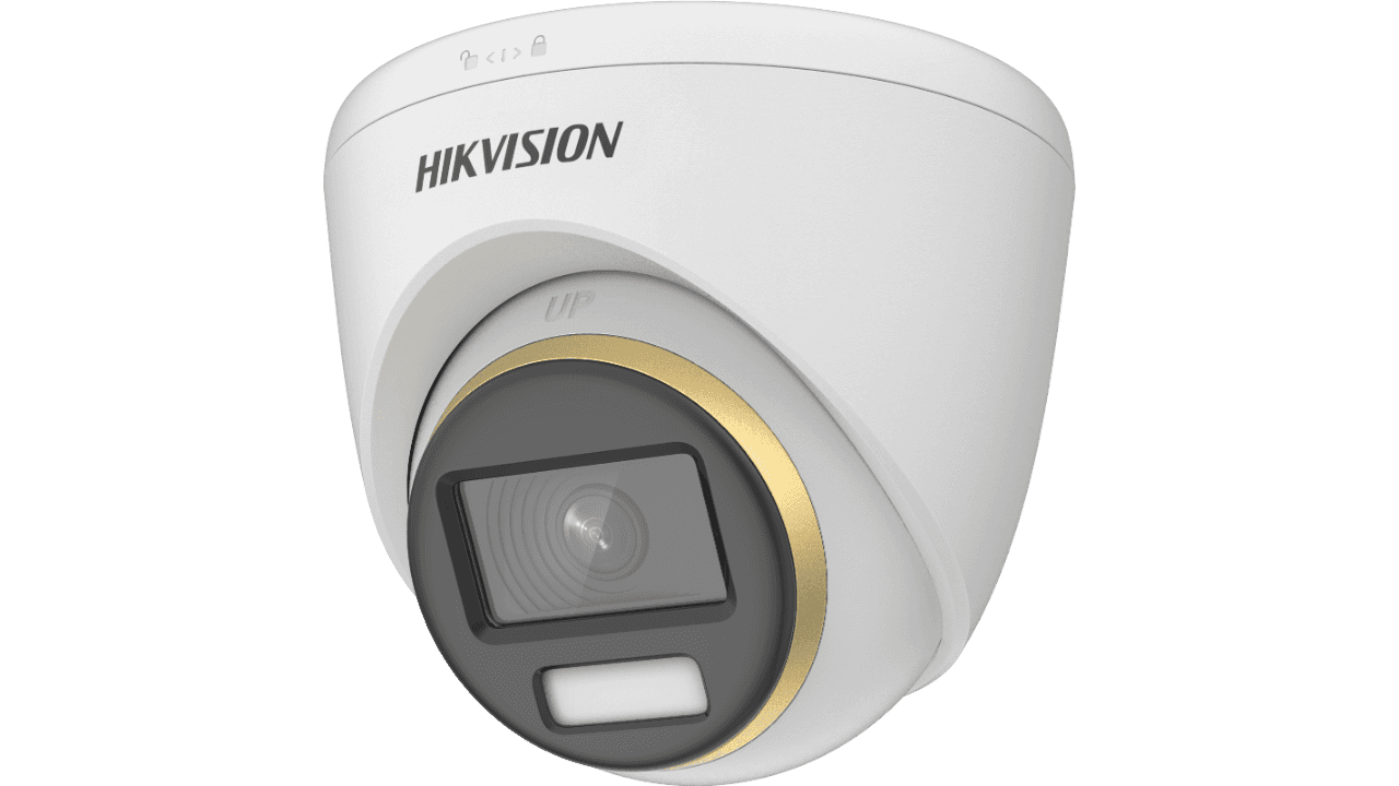 HIKVISION HIKVISION 2 MP ColorVu Fixed Turret Camera High quality imaging with 2 MP, 1920 ?? 1080 resolution DS-2CE72DF3T-F - thumbnail 1
