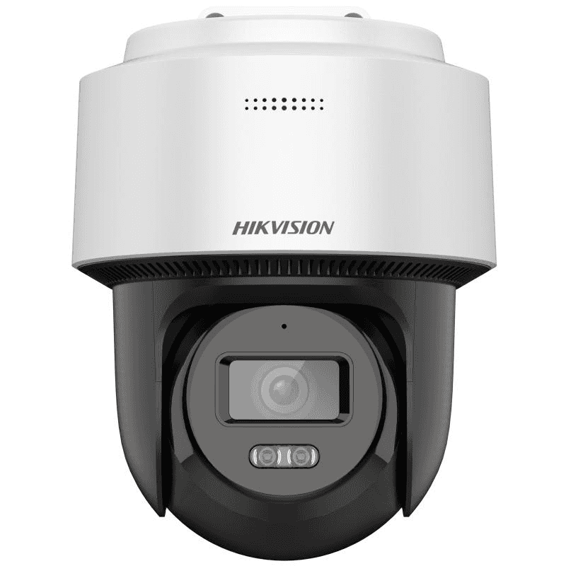 HIKVISION Hikvision DS-2DE2C400MWG-E 4 MP Smart Hybrid Light Mini PT Network Camera,  2.8 mm, 4 mm Focal Length, Smart Hybrid Light, Built-in microphone and speaker, Human Detection and Auto-tracking Lite, Built-in memory card slot, IP66 - thumbnail 1