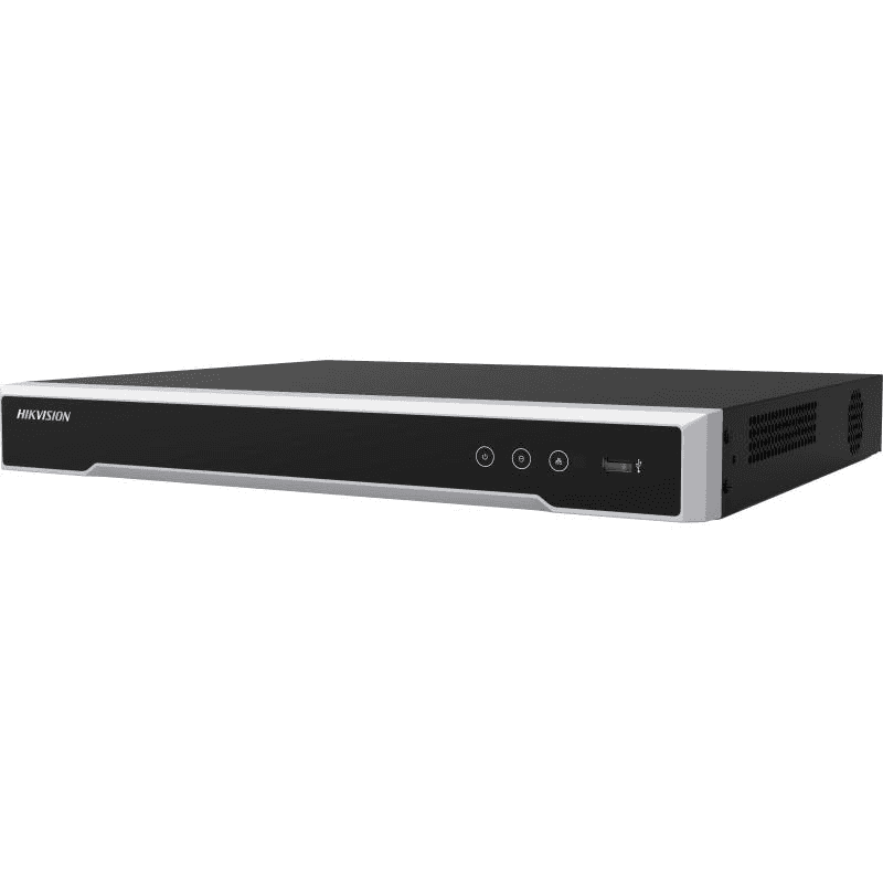 HIKVISION Hikvision DS-7608NI-M2 M Series 8K Non-PoE NVR, Up to 8-ch IP camera inputs, Up to 128 Mbps incoming bandwidth, HDMI & VGA, Up to 2 SATA interfaces for HDD, Smart & POS Functions, 2 self-adaptive 10/100/1000 Mbps Ethernet, Supports Solar-powered camera - thumbnail 1