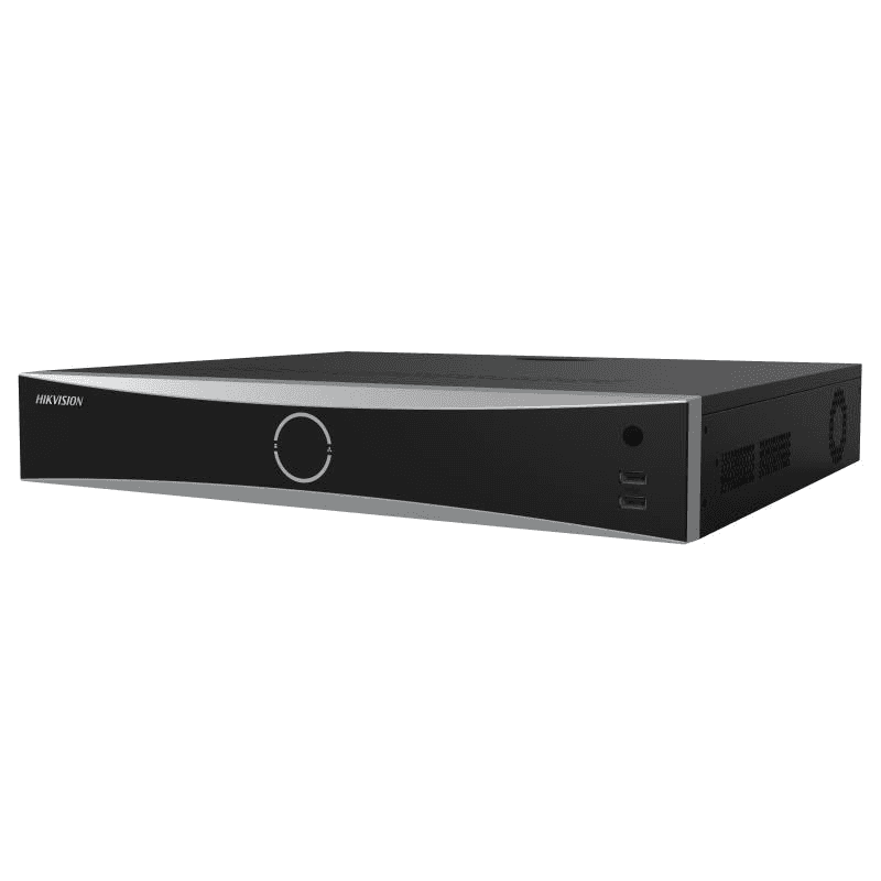 HIKVISION Hikvision DS-7716NXI-K4 16-ch 1.5U K Series AcuSense 4K NVR, Up to 16-ch IP camera inputs, H.265+, Up to 160 Mbps incoming bandwidth, Motion Detection 2.0, Human and Vehicle Recognition, Up to 4 SATA interfaces for HDD   NON POE NVR - thumbnail 1