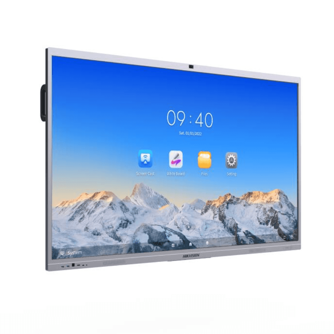 HIKVISION Hikvision DS-D5C65RB/B(EDLA) 65-inch Interactive Flat Panel Built in Camera, UHD 4K (3840 × 2160), 6ms, VA Panel, 60 Hz, Anti-glare and anti-blocking design, Android  Windows（Optional with OPS), Built-in network switch module - thumbnail 2