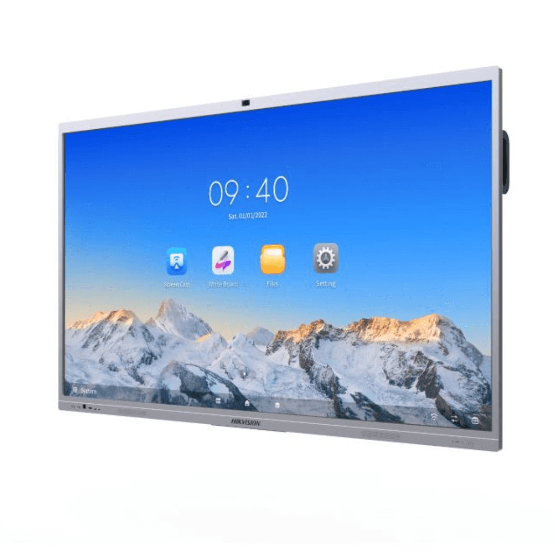 HIKVISION Hikvision DS-D5C65RB/B(EDLA) 65-inch Interactive Flat Panel Built in Camera, UHD 4K (3840 × 2160), 6ms, VA Panel, 60 Hz, Anti-glare and anti-blocking design, Android  Windows（Optional with OPS), Built-in network switch module - thumbnail 3