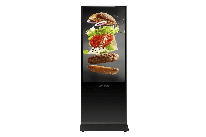 Hikvision DS-D6055UL-B/S Floor Standing Digital Signage, 54.6" 4K UHD Display, 60Hz Refresh Rate, 6.5ms Response Time, 2x Built-In Speaker, Wi-Fi, Bluetooth 4.2, LAN Network Connectivity, Black | DS-D6055UL-B/S (LICENCE NOT INCLUDE ) thumbnail 2
