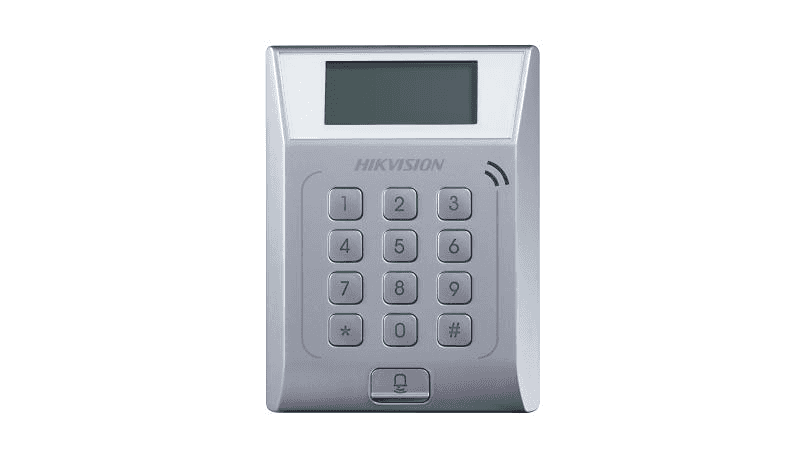 HIKVISION Hikvision DS-K1T802M Value Series Network Wire Card Terminal, Value Series Network Wire Card Terminal, Standalone access control card terminal, 3000 card and 10000 event storage, Access control function, Communication via TCP/TP - thumbnail 1