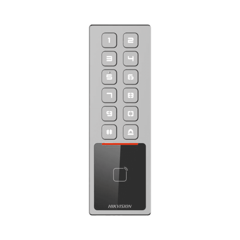 HIKVISION Hikvision DS-K1T805MBFWX Access Control Terminal, Card, Fingerprint, PIN, and Bluetooth, 10,000 Cards & 100,000 Events Storage, Built-in card reader for M1 card - thumbnail 2
