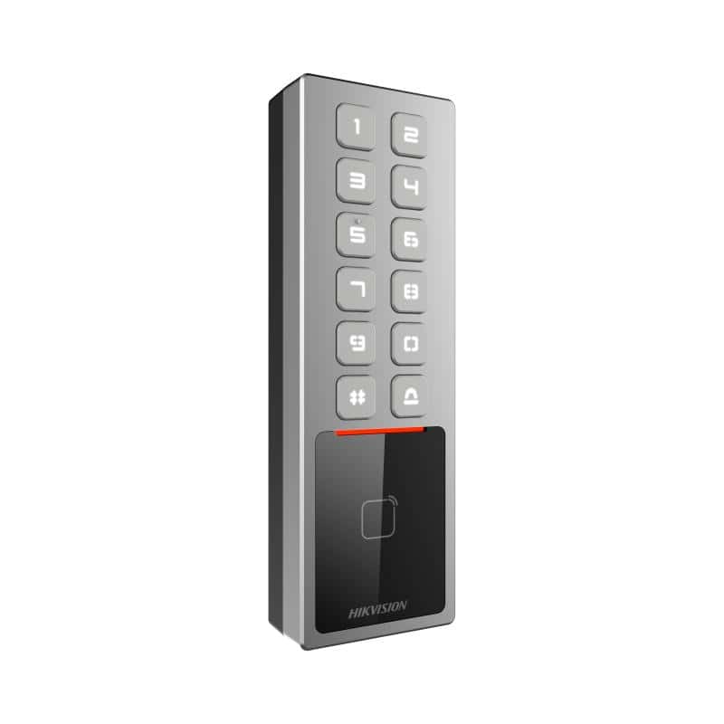 Hikvision DS-K1T805MX Access Control Terminal, Built-in card reader for M1 card, 10,000 cards & 100,000 events storage, IP65 & IK08 thumbnail 1