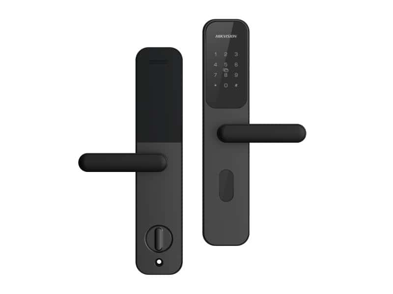 HIKVISION Hikvision DS-K4SL500MKW Pro Smart Door Locks, Card, Mechanical key, In-line lock cylinder, Aluminum alloy, Support Door Opening info, Alarm Message Upload. Hikvision Door Lock, No Remote Control - thumbnail 1