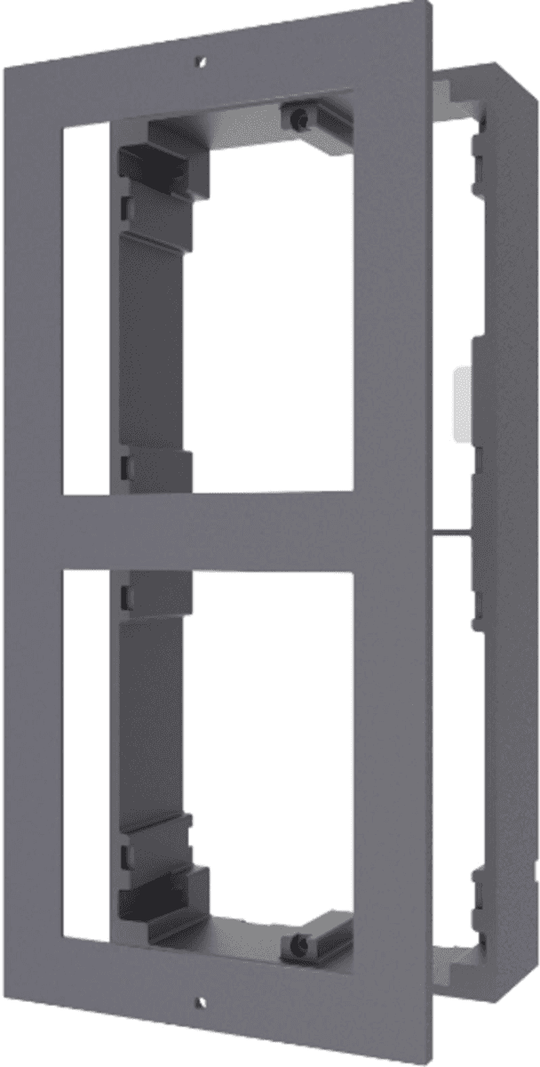 HIKVISION Hikvision DS-KD-ACW2 2 Surface mounting module brackets of modular door station: includes 2 module frame , 2 module front panel, 1 button cover and some other necessary accessories - thumbnail 1