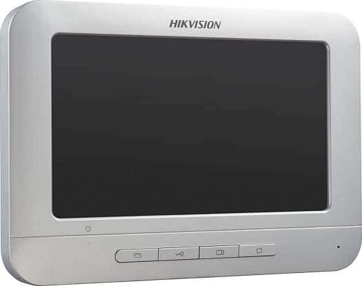HIKVISION HIKVISION Analog Video Intercom System with 7" TFT LCD Screen, Wired Video Door Phone/Bell, 1080p Resolution, BuiltIn Mic & Loudspeaker, Noise Echo Cancellation, One Call Button, White| DS-KIS203T - thumbnail 6