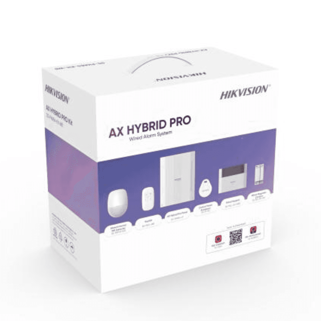 HIKVISION Hikvision DS-PHA64-Kit-WB(B) AX Hybrid Pro Kit, Wired Intrusion Alarm System - thumbnail 1