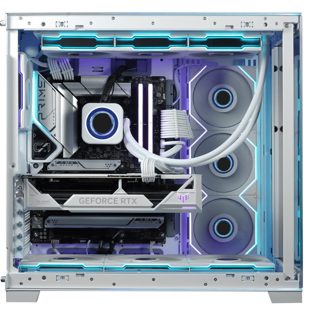 LIAN LI Dynamic EVO RGB Gaming PC, AMD Ryzen 9 9950X, RTX 4080 SUPER 16GB, 32GB (2x16GB), 2TB NVMe, 1000W - thumbnail 2