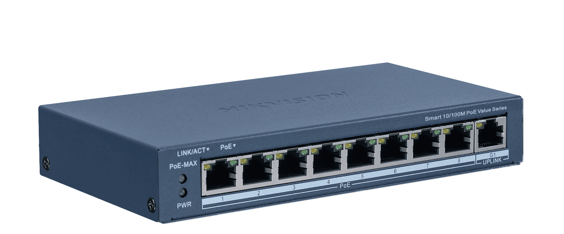 HIKVISION Hikvision DS-3E1309P-EI/M 8 Port Fast Ethernet Smart POE Switch - thumbnail 1