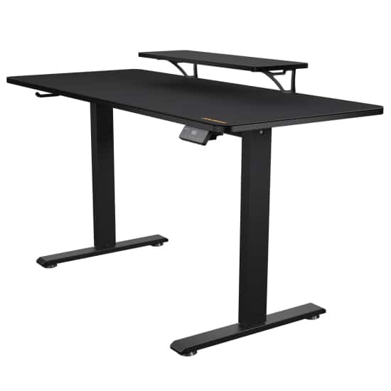 Cougar Cougar E-STAR 140 Electric Gaming Desk, 1400 x 600 x 15 mm, Full Desk Mouse Pad, Shields For Transmission Shaft And Motor, Removable Monitor Stand, Cable Tray For Easy Management, Headset Hook | 3MSTA3WB.0001 - thumbnail 1