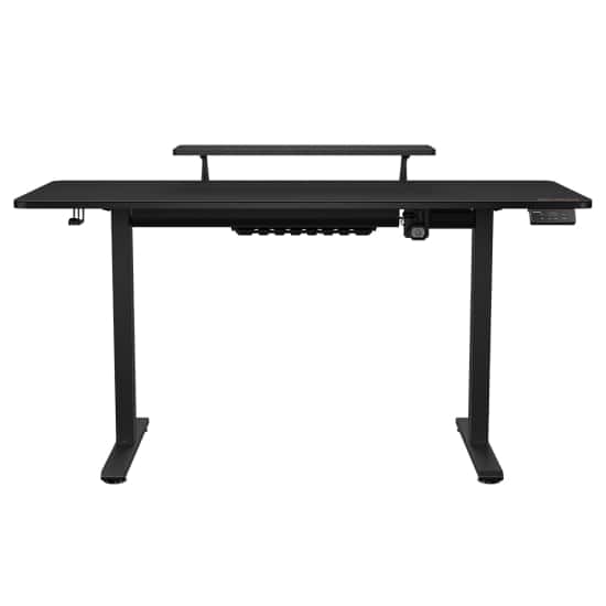Cougar E-STAR 140 Electric Gaming Desk, 1400 x 600 x 15 mm, Full Desk Mouse Pad, Shields For Transmission Shaft And Motor, Removable Monitor Stand, Cable Tray For Easy Management, Headset Hook | 3MSTA3WB.0001 thumbnail 4