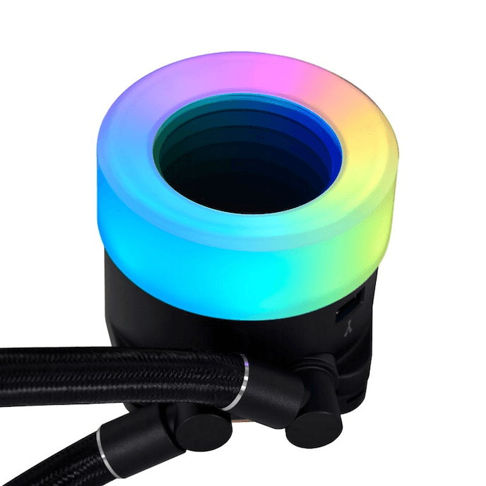 LIAN LI Lian Li GA2T24INB Galahad II Trinity 240 AIO CPU Liquid Cooler 240mm - ARGB Daisy-chainable Radiator UNI Fan SL-INF - Intel?? LGA 1700, 1200, 115X, AMD?? AM5/AM4 Sockets - with SL Infinity Fans Black - thumbnail 8