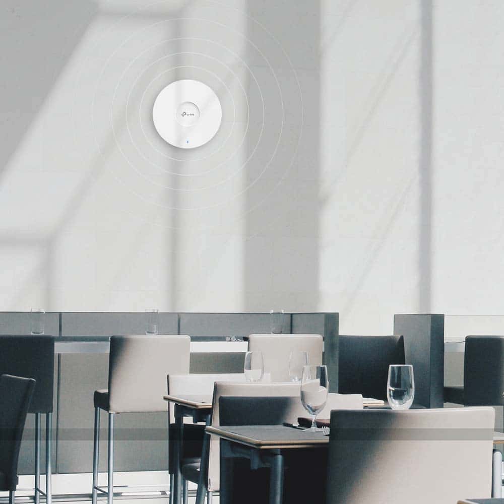 tp-link tp-link AX1800 Ceiling Mount WiFi 6 Access Point, Ultra-Fast WiFi 6 Speeds, 74 Mbps on 2.4 GHz and 1201 Mbps on 5 GHz totals 1775 Mbps Wi-Fi speeds, Centralized Cloud Management, PoE+ Powered, Ultra-Slim Design, Seamless Roaming, Omada Mesh | EAP610 - thumbnail 11