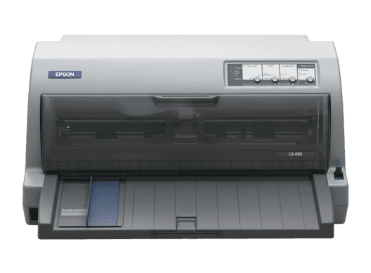  EPSON LQ 690 Dot Matrix Printer Black/Grey | CJ824020141 thumbnail 2