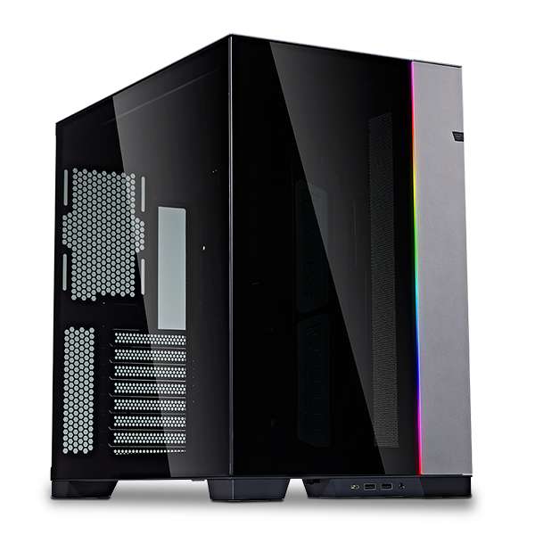 LIAN LI Lian Li O11 Dynamic Evo E-ATX Computer Case, Tempered Glass, 220mm PSU Support, Movable IO Module, 120/140mm Fan, Radiator Support Up to 360mm, Black | G99-O11DEX.00 - thumbnail 1