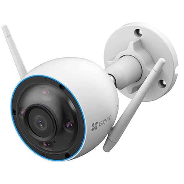 EZVIZ Ezviz H3 3K Smart Home Camera, Color Night Vision, Two Way Talk, AI Powered Human, Supports Local Micro SD Card, Active Defense, Vehicle Shape Detection, 2.4Ghz Wifi Connectivity, White | CS-H3 - thumbnail 1