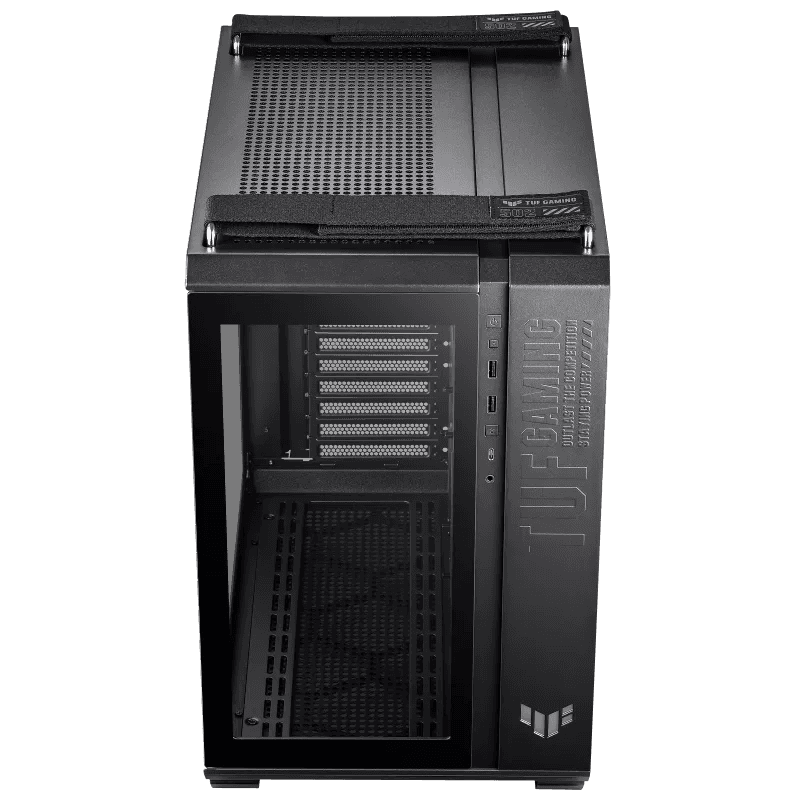 Asus ASUS TUF Gaming GT502 Black ATX Mid-Tower Computer Case with Front Panel RGB Button, USB 3.2 Type-C and 2x USB 3.0 Ports, 2- way Graphic Card Mounting Orientation Compatible, 360mm and 280mm Radiator | 90DC0090-BC9000 - thumbnail 10