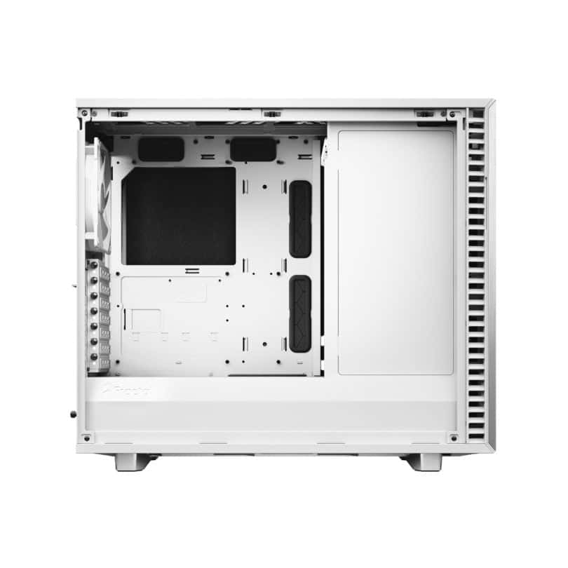 Fractal Design Fractal Design Define 7 White Brushed Aluminum/Steel E-ATX Silent Modular Mid Tower Computer Case, 65mm total clearance, standard 2-slot GPU (<38mm thickness) recommended for optimum cooling,  | FD-C-DEF7A-09 - thumbnail 4