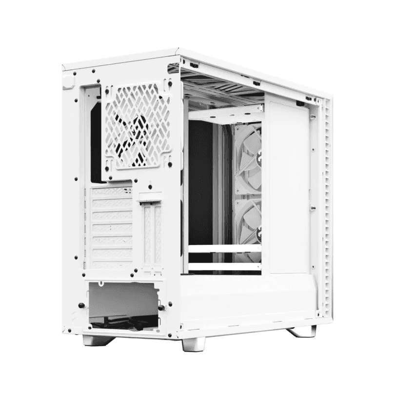 Fractal Design Fractal Design Define 7 White Brushed Aluminum/Steel E-ATX Silent Modular Mid Tower Computer Case, 65mm total clearance, standard 2-slot GPU (<38mm thickness) recommended for optimum cooling,  | FD-C-DEF7A-09 - thumbnail 11