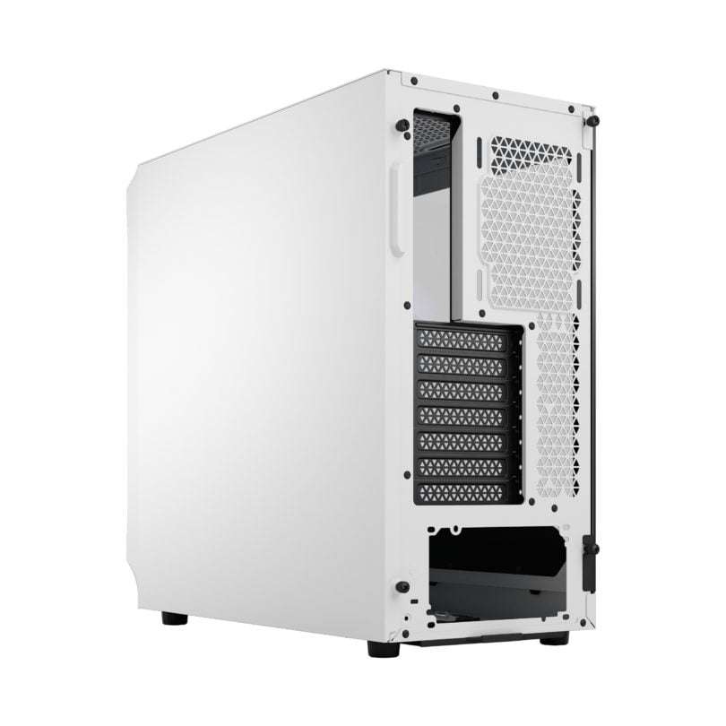 Fractal Design Fractal Design Focus 2 RGB TG Clear Tint ATX PC Case, Temp Glass Side Panel, Mesh Design Front, High Airflow, Up to 6x120mm Fan &amp; Up to 360mm Radiator, Smart Config, 2xUSB 3.0, White | FD-C-FOC2A-04 - thumbnail 4
