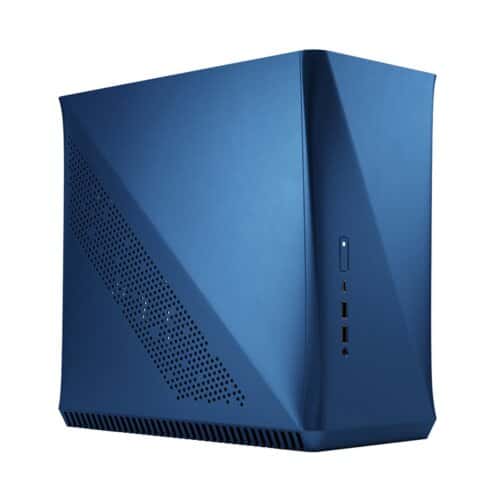 Fractal Design Era ITX Carbon Tempered Glass Mini-ITX Computer Case, Water-Cooling Ready, USB Type-C, Top Panel, Small Form Factor, Aluminium, Blue | FD-CA-ERA-ITX-BU - thumbnail 2