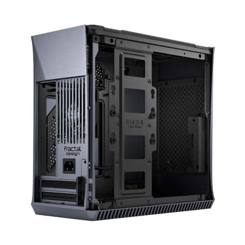 Fractal Design Fractal Design Era ITX Carbon Tempered Glass Mini-ITX Computer Case, Water-Cooling Ready, USB Type-C, Top Panel, Small Form Factor, Aluminium, Gray | FD-CA-ERA-ITX-GY - thumbnail 4