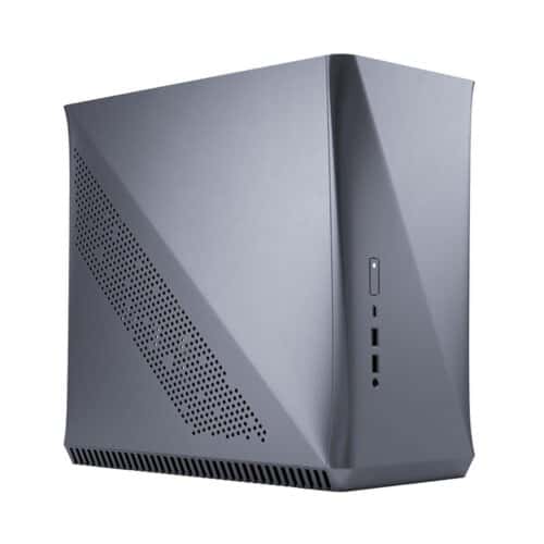Fractal Design Fractal Design Era ITX Carbon Tempered Glass Mini-ITX Computer Case, Water-Cooling Ready, USB Type-C, Top Panel, Small Form Factor, Aluminium, Gray | FD-CA-ERA-ITX-GY - thumbnail 2