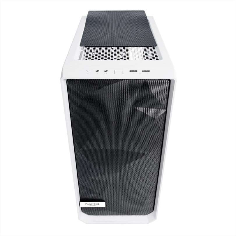 Fractal Design Fractal Meshify C Tempered Glass Computer Case,  ATX, mATX, ITX Motherboard compatibility, 7 slots, 3x Dedicated 2.5" drive capacity, 7 fan mounts, Both side panels, SSD brackets, Both side panels, SSD brackets, Dust filters | FD-CA-MESH-C-WT-TGC  - thumbnail 6