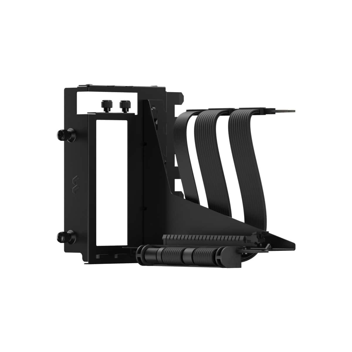 Fractal Design Flex 2 Vertical Riser Bracket, Vertical GPU bracket, PCIe Riser cable 195 mm, 2 x 6-32 Captive screws, 2 x 6-32 Thumbscrews for PCI slot, 4 x 6-32 Screws for Riser cable & Bracket, Black | FD-A-FLX2-001 thumbnail 3