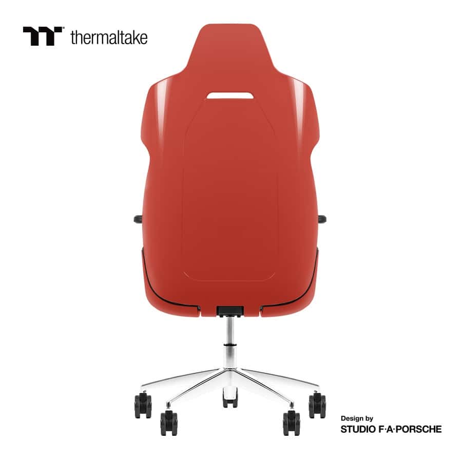 Thermaltake Argent E700 Real Leather Gaming Chair, Design by Studio F. A. Porsche, 4D Adjustable Armrests, Wire-Control Mechanism, 4 Gas Lift-Flaming Orange - thumbnail 6