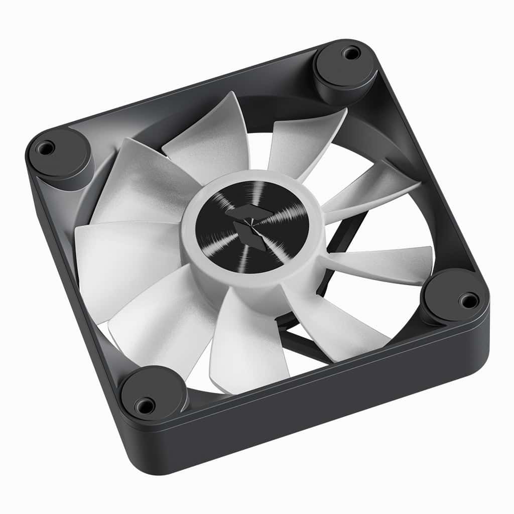 APNX APNX FP1-RQ 120 PWM ARGB Reverse Case Fan, 1200 RPM, 48.5 CFM Fan Airflow, 31.6 dBA Fan Noise Level, Hydraulic Bearing Type, Black | APF3-PF11247.11 - thumbnail 4