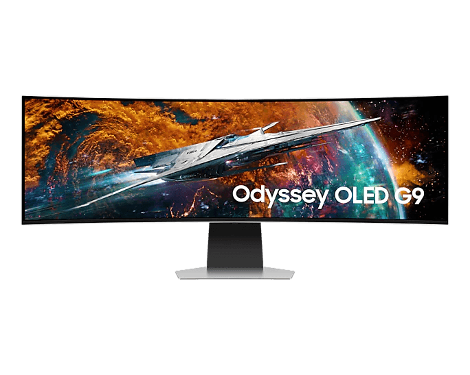 SAMSUNG Samsung 49" G95SC Odyssey OLED G9 240Hz Smart Gaming Monitor, DQHD (5,120 x 1,440), 0.03ms(GTG), 1800R Curvature, 32:9 Super Ultra-wide screen, Eye Saver Mode, Quantum Dot Color, Flicker Free, Game Mode, AMD FreeSync Premium Pro | LS49CG954SMXUE - thumbnail 12