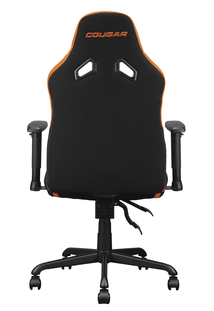 Cougar COUGAR Fusion SF Ergonomic Gaming Chair, Woven Fabric, Metal 5-Star Base, Built-in 3D Lumbar Support, Adjustable Armrest, Class 4 Gas Lift Cylinder, 120 kg, Orange/Black | 3MFSFORB.0001 - thumbnail 3