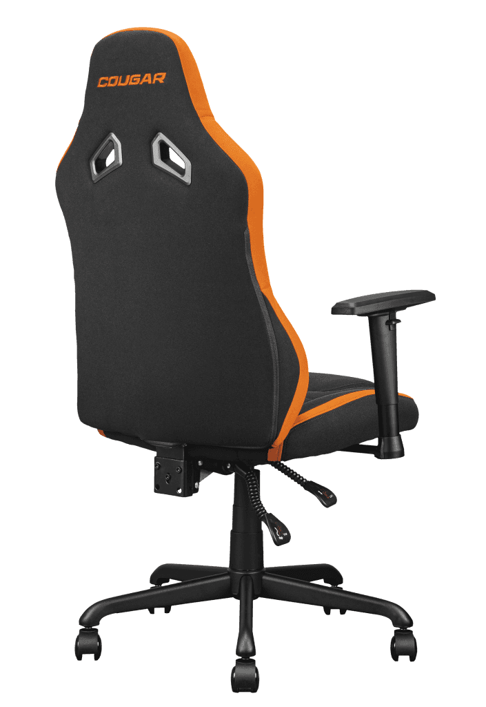 Cougar COUGAR Fusion SF Ergonomic Gaming Chair, Woven Fabric, Metal 5-Star Base, Built-in 3D Lumbar Support, Adjustable Armrest, Class 4 Gas Lift Cylinder, 120 kg, Orange/Black | 3MFSFORB.0001 - thumbnail 5