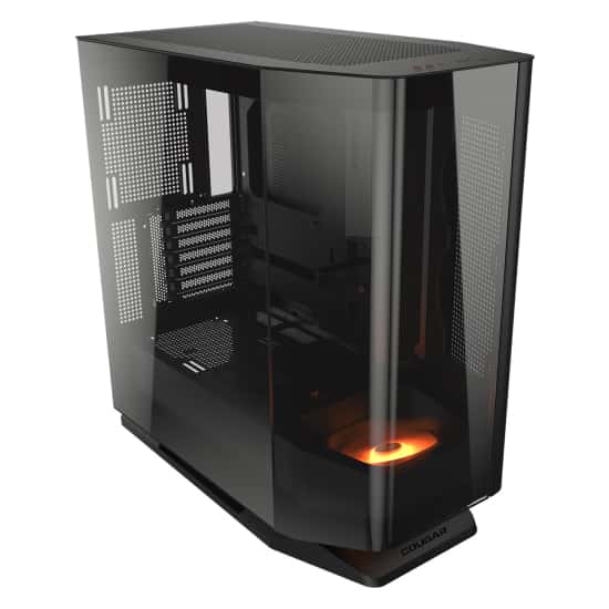 Cougar COUGAR FV270 Black Mid Tower Gaming Case with Tempered Curved Glass, 120mm Reversed ARGB PWM Bottom Fan pre-installed, Compatible with reverse cable/connector motherboard |  3858M60.0001 - thumbnail 2