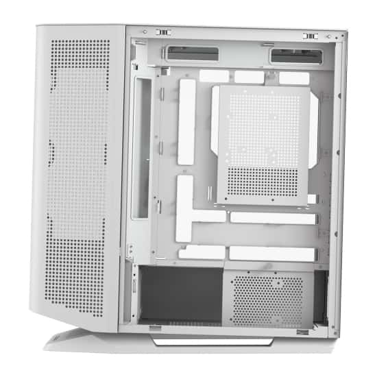 Cougar COUGAR FV270 White Mid Tower Gaming Case with Tempered Curved Glass, 120mm Reversed ARGB PWM Bottom Fan pre-installed, Compatible with reverse cable/connector motherboard |  3858M60.0002 - thumbnail 4