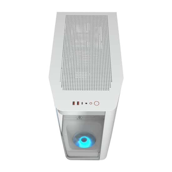 Cougar COUGAR FV270 White Mid Tower Gaming Case with Tempered Curved Glass, 120mm Reversed ARGB PWM Bottom Fan pre-installed, Compatible with reverse cable/connector motherboard |  3858M60.0002 - thumbnail 2