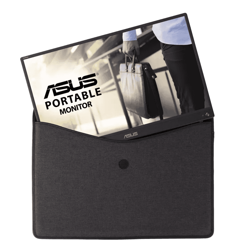 Asus ASUS ZenScreen MB16ACV Portable USB Monitor - 16 Inch (15.6 Inch Viewable) Full HD, IPS, Hybrid Signal Solution, USB Type-C, Blue Light Filter, Anti-Glare Surface, Antibacterial Treatment | 90LM0381-B01370 -asus portable monitor - thumbnail 3