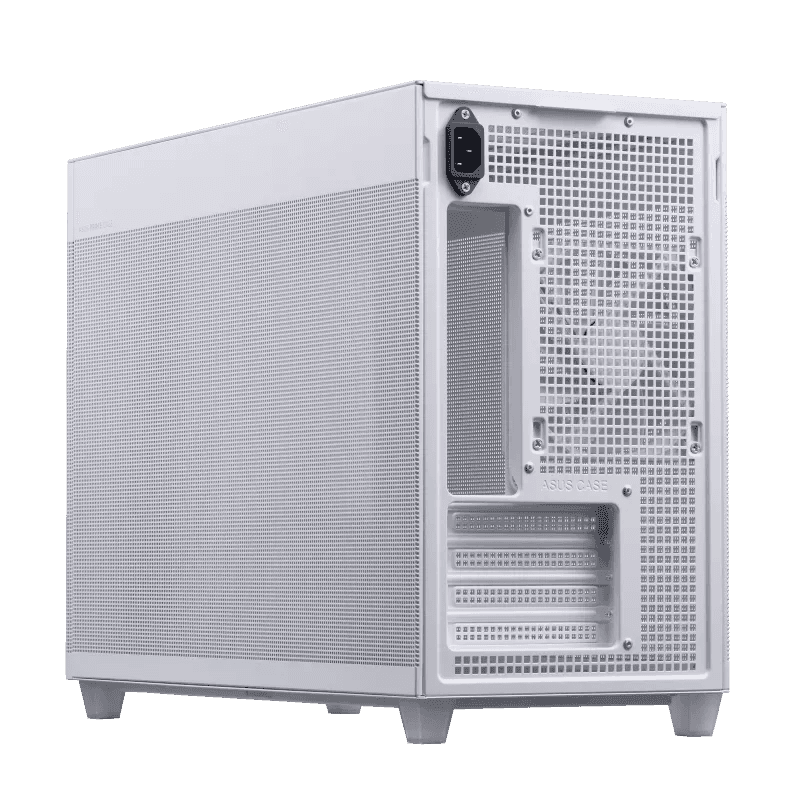 Asus Asus AP201 Prime Mesh White Edition 33L MicroATX Case, Tool-Free Side Panels, Quasi-Filter Mesh, With Support For 360mm Coolers,338mm Graphics Cards, Standard ATX PSU's, White | 90DC00G3-B39000 - thumbnail 5