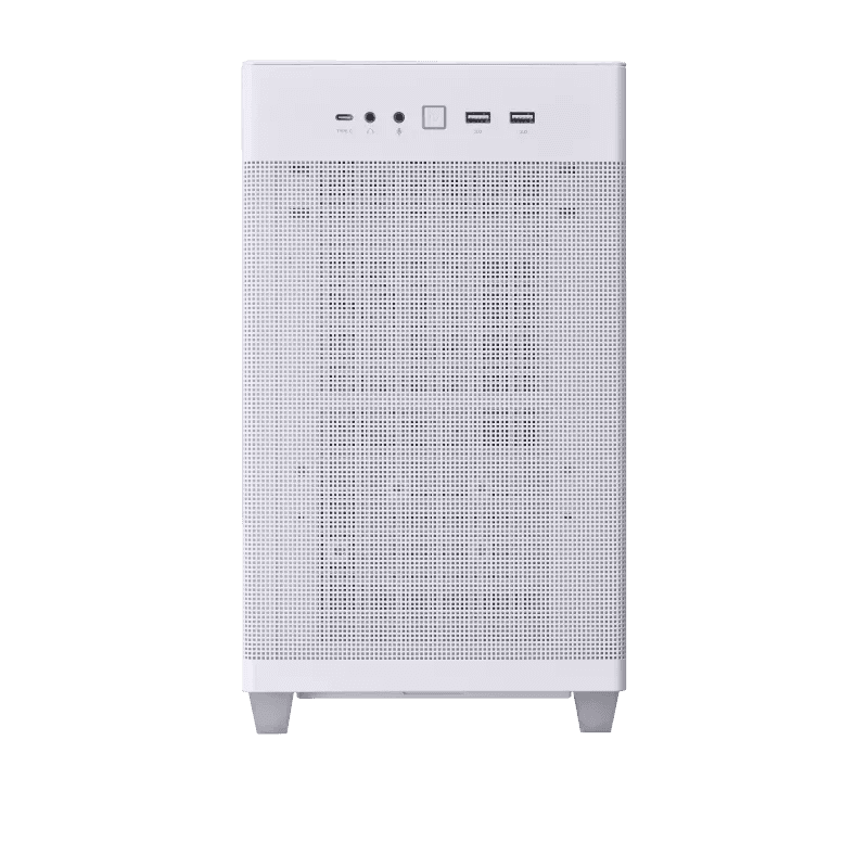 Asus Asus AP201 Prime Mesh White Edition 33L MicroATX Case, Tool-Free Side Panels, Quasi-Filter Mesh, With Support For 360mm Coolers,338mm Graphics Cards, Standard ATX PSU's, White | 90DC00G3-B39000 - thumbnail 3